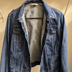LLBEAN jean jacket, women's small